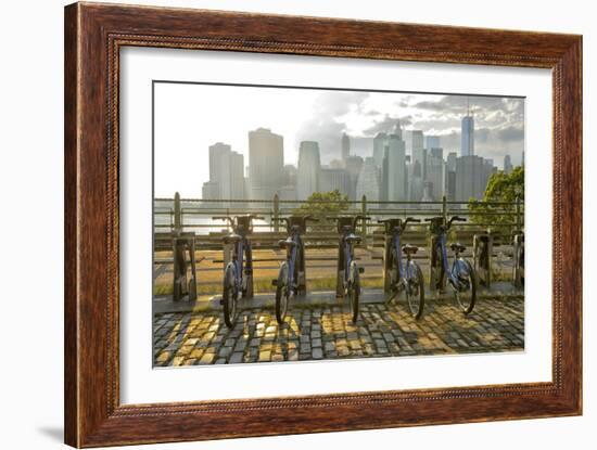 Brooklyn Promenade, Brooklyn, New York, Usa-Christian Heeb-Framed Photographic Print