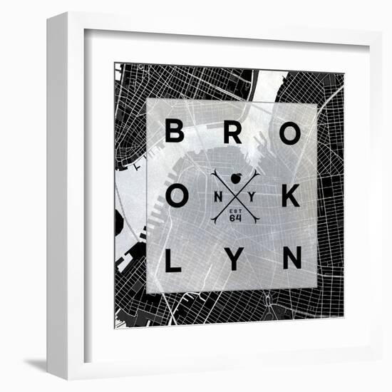 Brooklyn Square BW-SD Graphics Studio-Framed Art Print