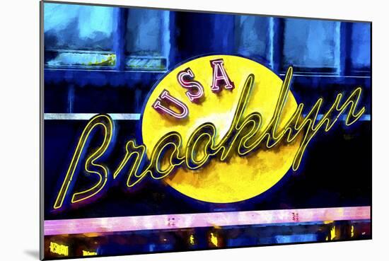 Brooklyn USA-Philippe Hugonnard-Mounted Giclee Print