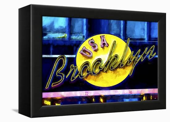 Brooklyn USA-Philippe Hugonnard-Framed Premier Image Canvas