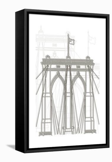 Brooklyn-Cristian Mielu-Framed Stretched Canvas