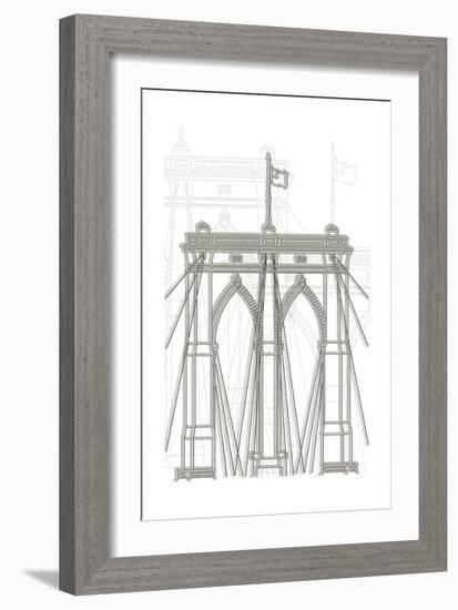 Brooklyn-Cristian Mielu-Framed Art Print