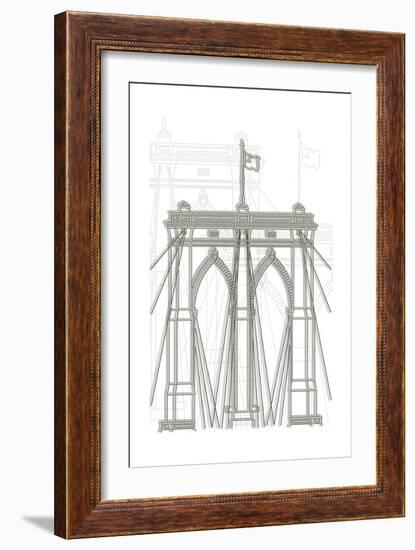 Brooklyn-Cristian Mielu-Framed Art Print