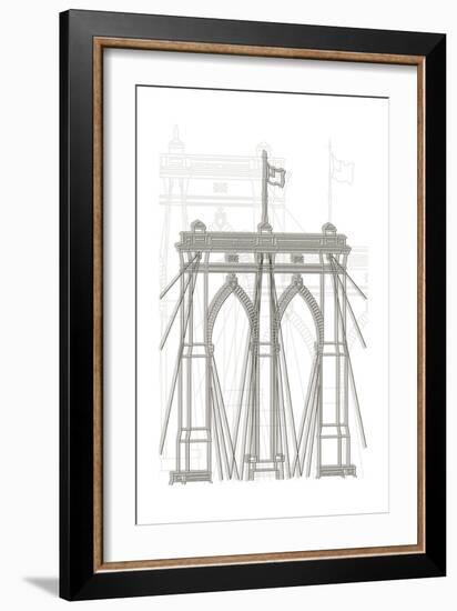 Brooklyn-Cristian Mielu-Framed Art Print