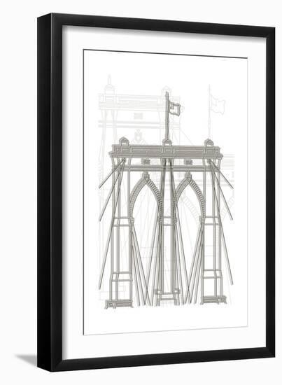 Brooklyn-Cristian Mielu-Framed Art Print