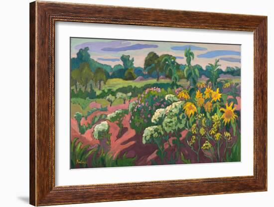 Brookside Pomp, 2011-Marta Martonfi-Benke-Framed Giclee Print