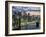 Brookyn bridge and Downtown skyline, NYC-Michel Setboun-Framed Art Print