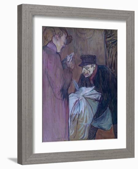 Brothel Laundryman, 1894-Henri de Toulouse-Lautrec-Framed Giclee Print