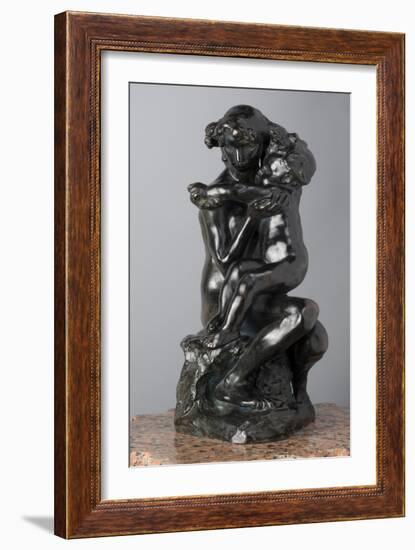 Brother and Sister, C.1890 (Bronze)-Auguste Rodin-Framed Giclee Print