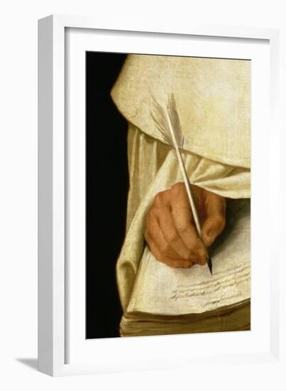 Brother Pedro Machado-Francisco de Zurbarán-Framed Giclee Print