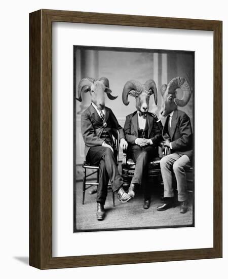 Brotherhood of the Ram-Grand Ole Bestiary-Framed Art Print