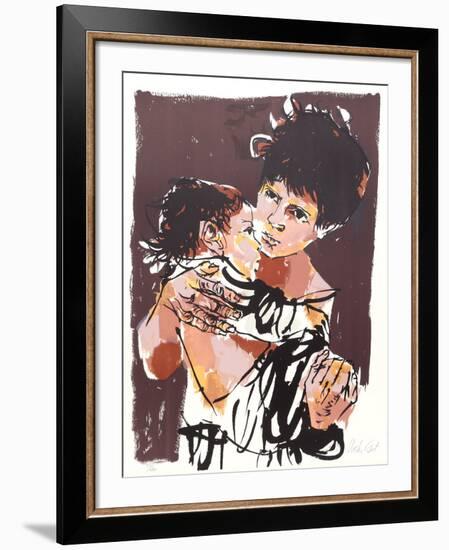 Brothers from People in Israel-Moshe Gat-Framed Limited Edition