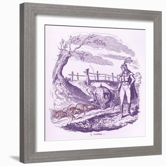 Brothers Grimm Children's and-George Cruikshank-Framed Giclee Print