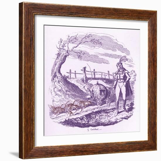 Brothers Grimm Children's and-George Cruikshank-Framed Giclee Print