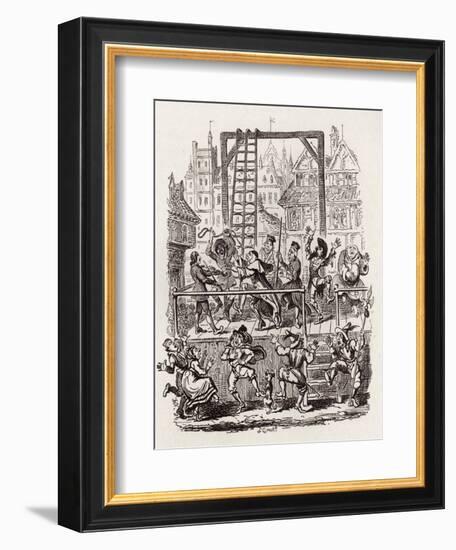 Brothers Grimm Children's and-George Cruikshank-Framed Giclee Print