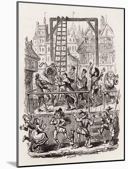 Brothers Grimm Children's and-George Cruikshank-Mounted Giclee Print