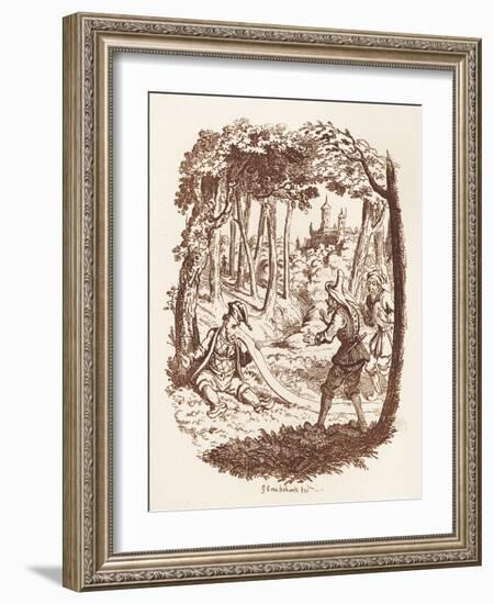 Brothers Grimm Children's and-George Cruikshank-Framed Giclee Print