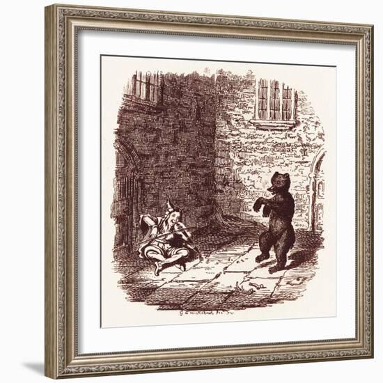 Brothers Grimm Children's and-George Cruikshank-Framed Giclee Print