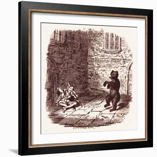 Brothers Grimm Children's and-George Cruikshank-Framed Giclee Print