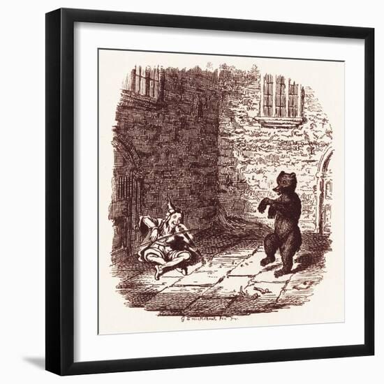 Brothers Grimm Children's and-George Cruikshank-Framed Giclee Print