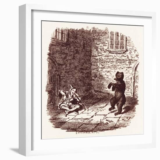 Brothers Grimm Children's and-George Cruikshank-Framed Giclee Print