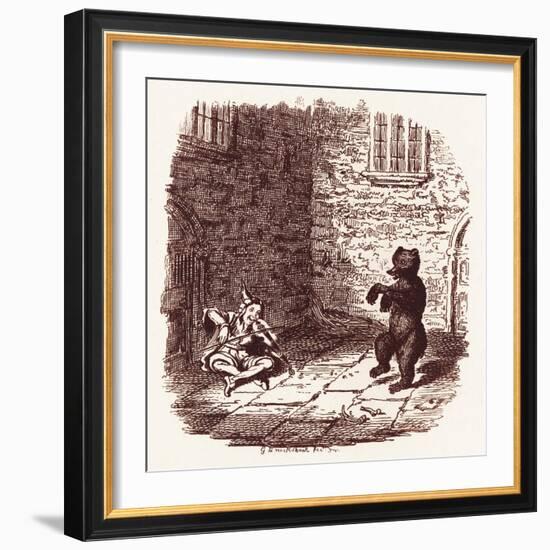 Brothers Grimm Children's and-George Cruikshank-Framed Giclee Print