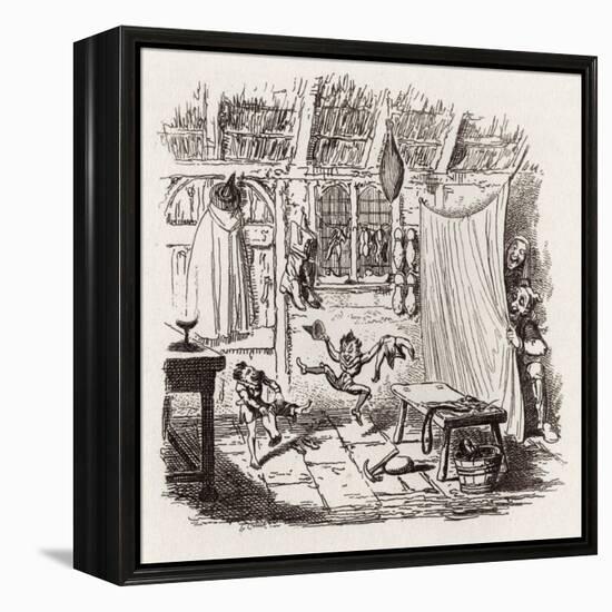Brothers Grimm Children's and-George Cruikshank-Framed Premier Image Canvas