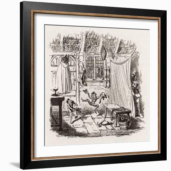 Brothers Grimm Children's and-George Cruikshank-Framed Giclee Print