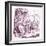 Brothers Grimm Children's and-George Cruikshank-Framed Giclee Print