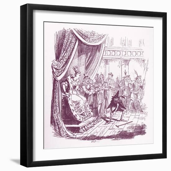 Brothers Grimm Children's and-George Cruikshank-Framed Giclee Print