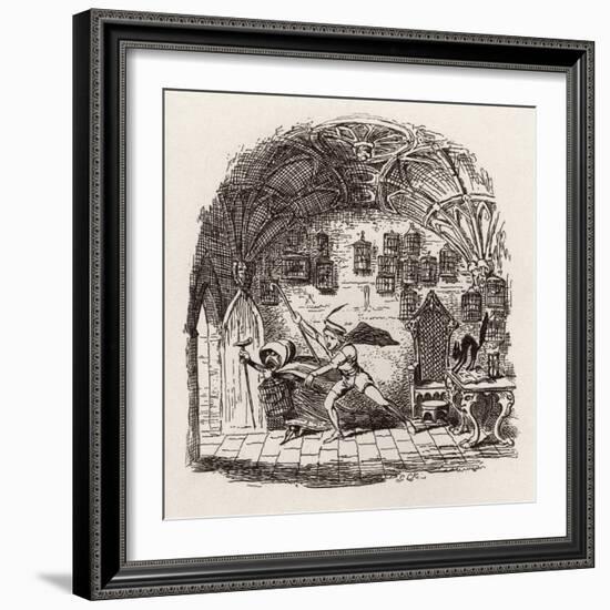 Brothers Grimm Children's and-George Cruikshank-Framed Giclee Print