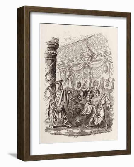 Brothers Grimm Children's and-George Cruikshank-Framed Giclee Print