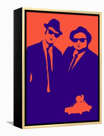 Brothers Poster-Anna Malkin-Framed Stretched Canvas