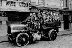The Firemen, Conveys Transporting the Great Scale-Brothers Seeberger-Photographic Print