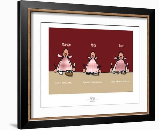 Broutch - Brocciu à tous les repas-Sylvain Bichicchi-Framed Art Print