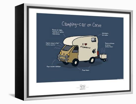 Broutch - Camping-car corse-Sylvain Bichicchi-Framed Stretched Canvas