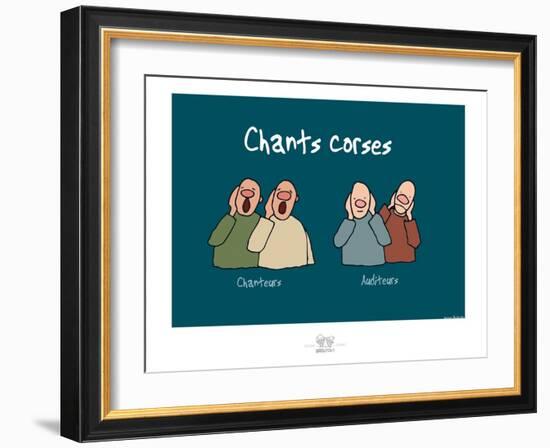 Broutch - Chants corses-Sylvain Bichicchi-Framed Art Print