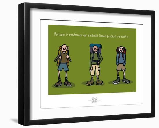 Broutch - Ne réveillez pas Doumé-Sylvain Bichicchi-Framed Art Print