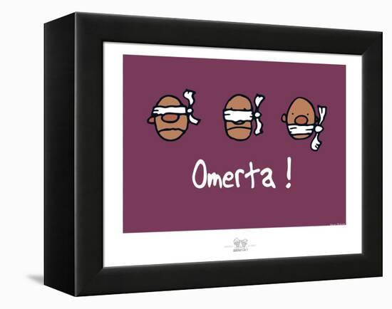 Broutch - Omerta-Sylvain Bichicchi-Framed Stretched Canvas