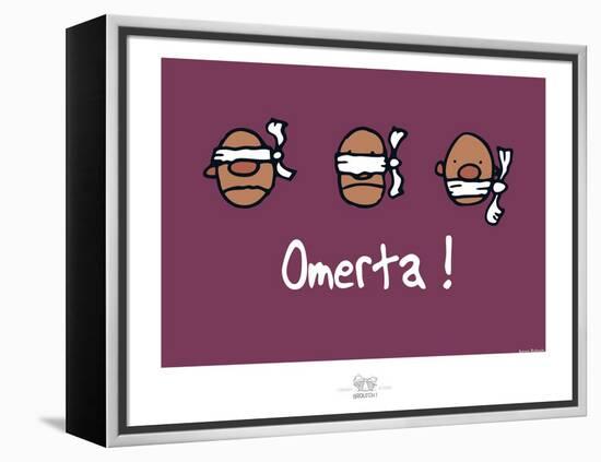 Broutch - Omerta-Sylvain Bichicchi-Framed Stretched Canvas