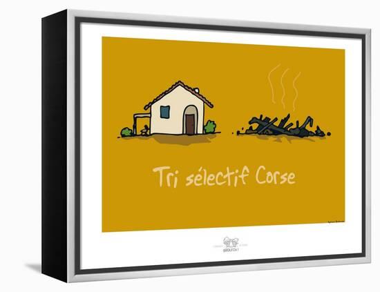 Broutch - Tri sélectif corse-Sylvain Bichicchi-Framed Stretched Canvas