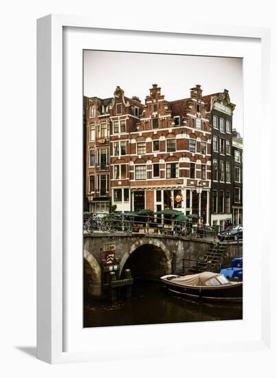 Brouwersgacht and Prinsengracht-Erin Berzel-Framed Photographic Print