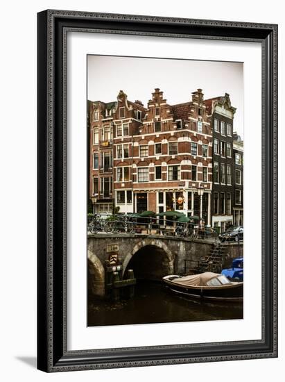 Brouwersgacht and Prinsengracht-Erin Berzel-Framed Photographic Print