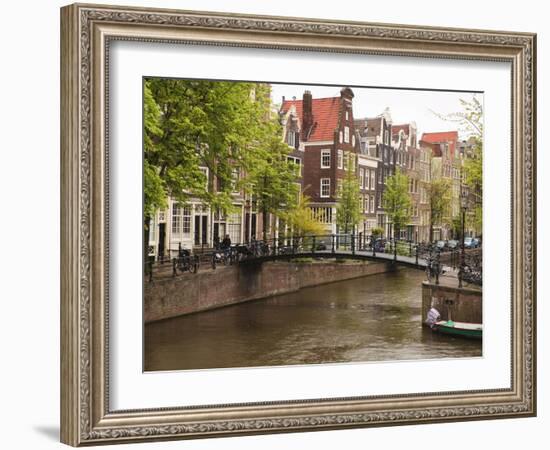 Brouwersgracht, Amsterdam, Netherlands, Europe-Amanda Hall-Framed Photographic Print