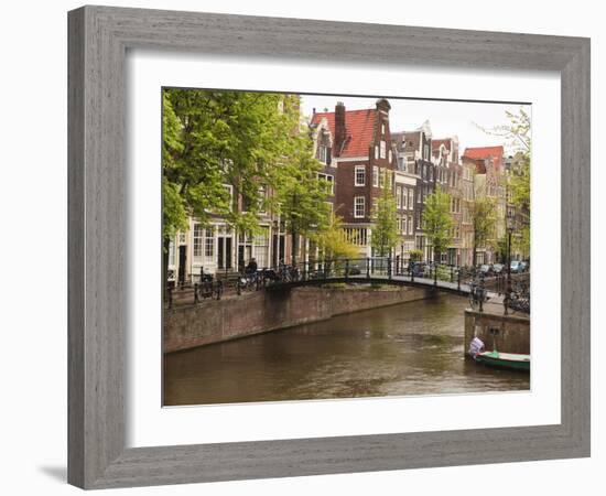 Brouwersgracht, Amsterdam, Netherlands, Europe-Amanda Hall-Framed Photographic Print