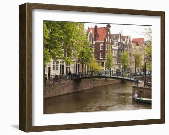 Brouwersgracht, Amsterdam, Netherlands, Europe-Amanda Hall-Framed Photographic Print