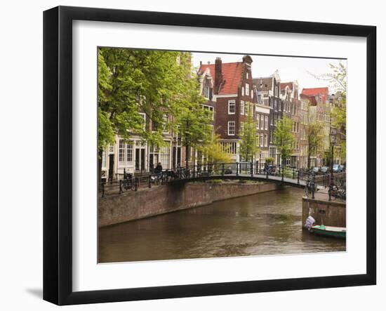 Brouwersgracht, Amsterdam, Netherlands, Europe-Amanda Hall-Framed Photographic Print