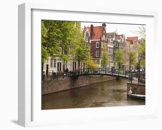 Brouwersgracht, Amsterdam, Netherlands, Europe-Amanda Hall-Framed Photographic Print