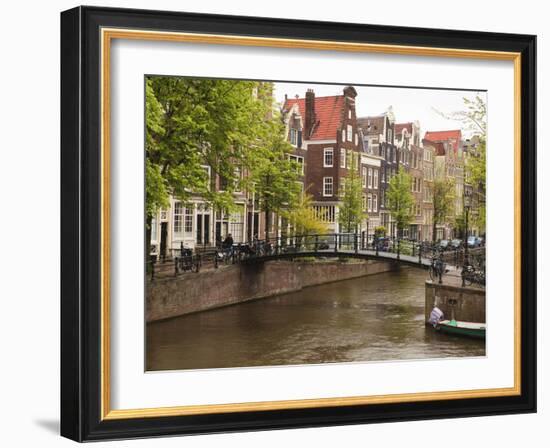 Brouwersgracht, Amsterdam, Netherlands, Europe-Amanda Hall-Framed Photographic Print