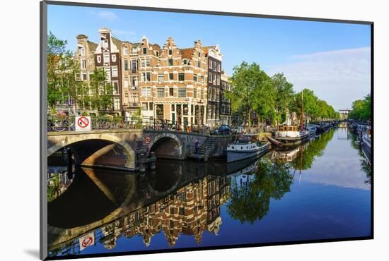 Brouwersgracht Canal, Amsterdam, North Holland, The Netherlands-Fraser Hall-Mounted Photographic Print